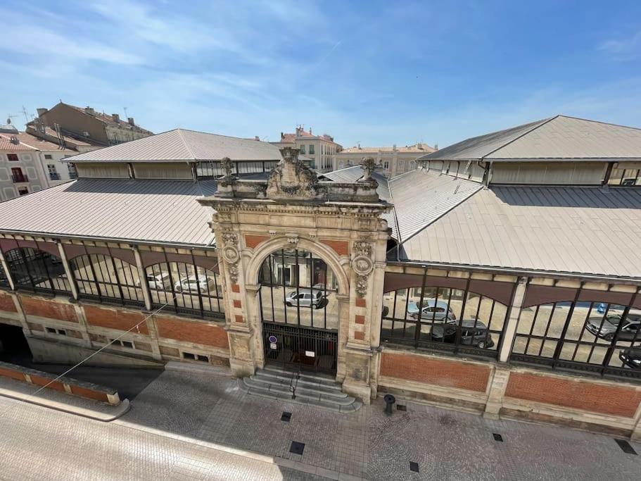 Vue Sur La Place Des Halles, Art Apparts 贝济耶 外观 照片